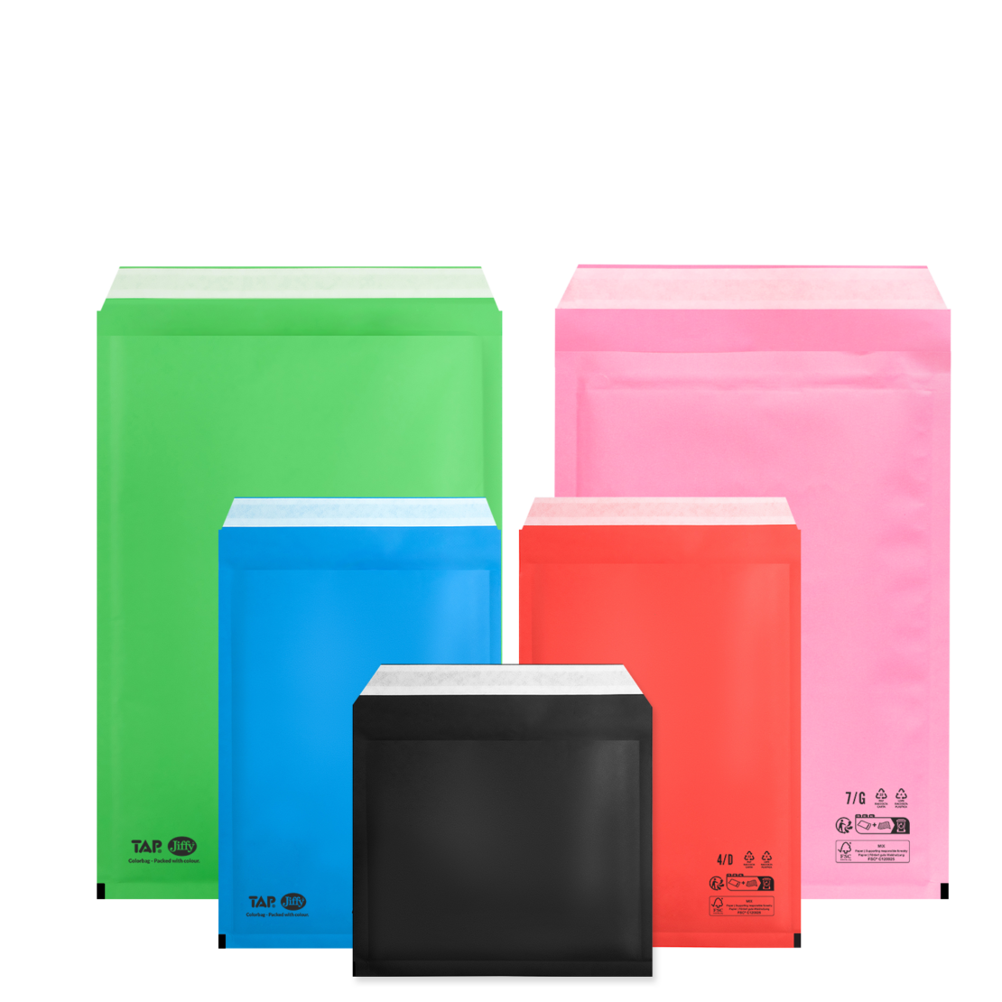 TAP Colorbag bubble envelope produkt1